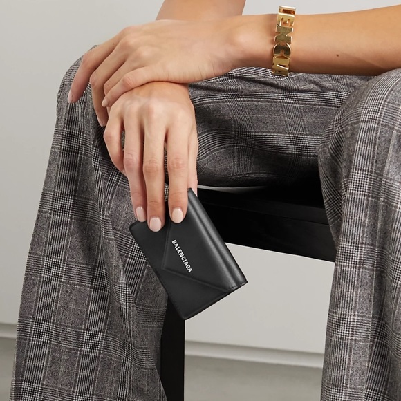 Balenciaga Everyday Mini Trifold Glitter Wallet - Picture 15 of 16